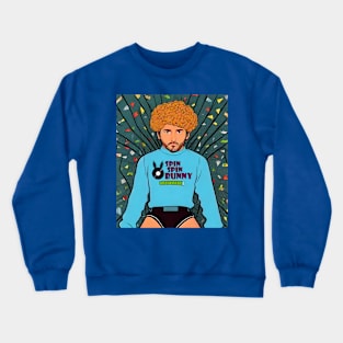 SpinSpinBunny Animated Man Fan Crewneck Sweatshirt